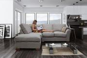 Get Chenille Fabric Formal Back Corner Sofa for your Living Room