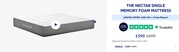 small double memory foam mattress